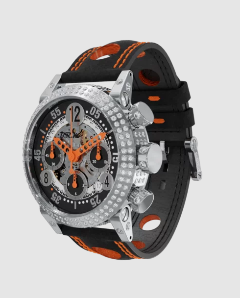 BRM RACING GP-40 Skeleton Diamonds Replica Watch